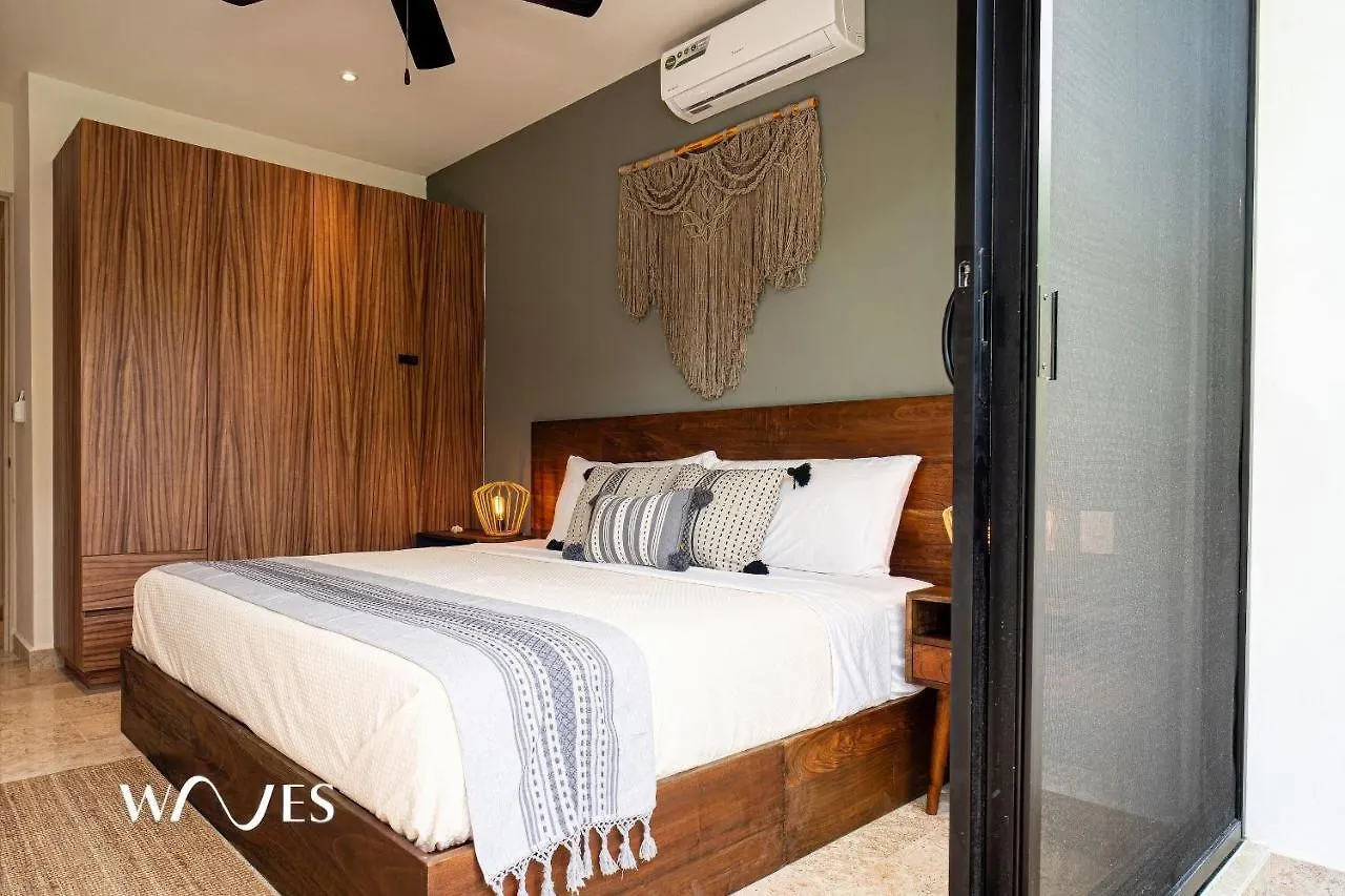 Apartmán 2Rec. | Ubicacion Premium | Luminoso | Amenidades Lx Tulum 0*,  Mexiko